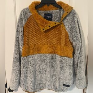 Simply Southern pullover 

Mustard and grey. Has side pockets

XL fits like a L
